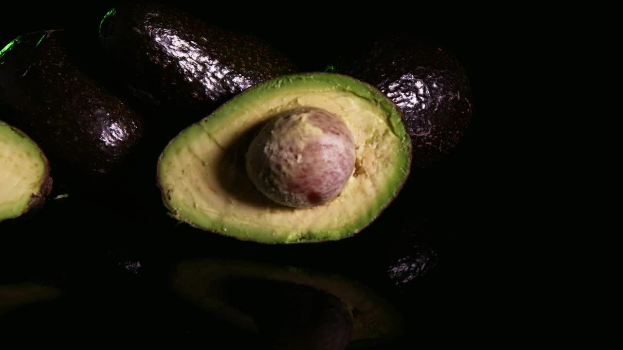 Free Video Stock Small Halves Of Avocado Live Wallpaper