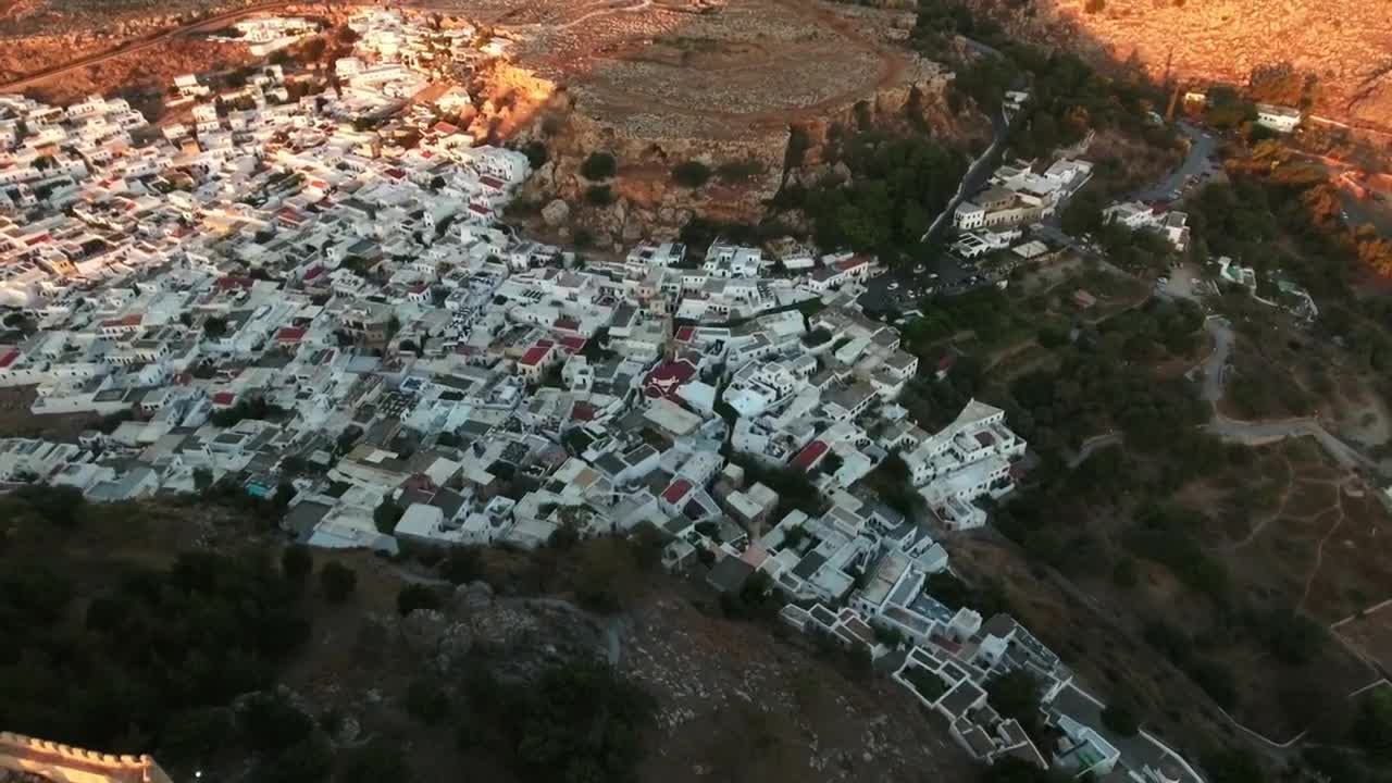 Free Video Stock Small Town Houses In The Sun Live Wallpaper