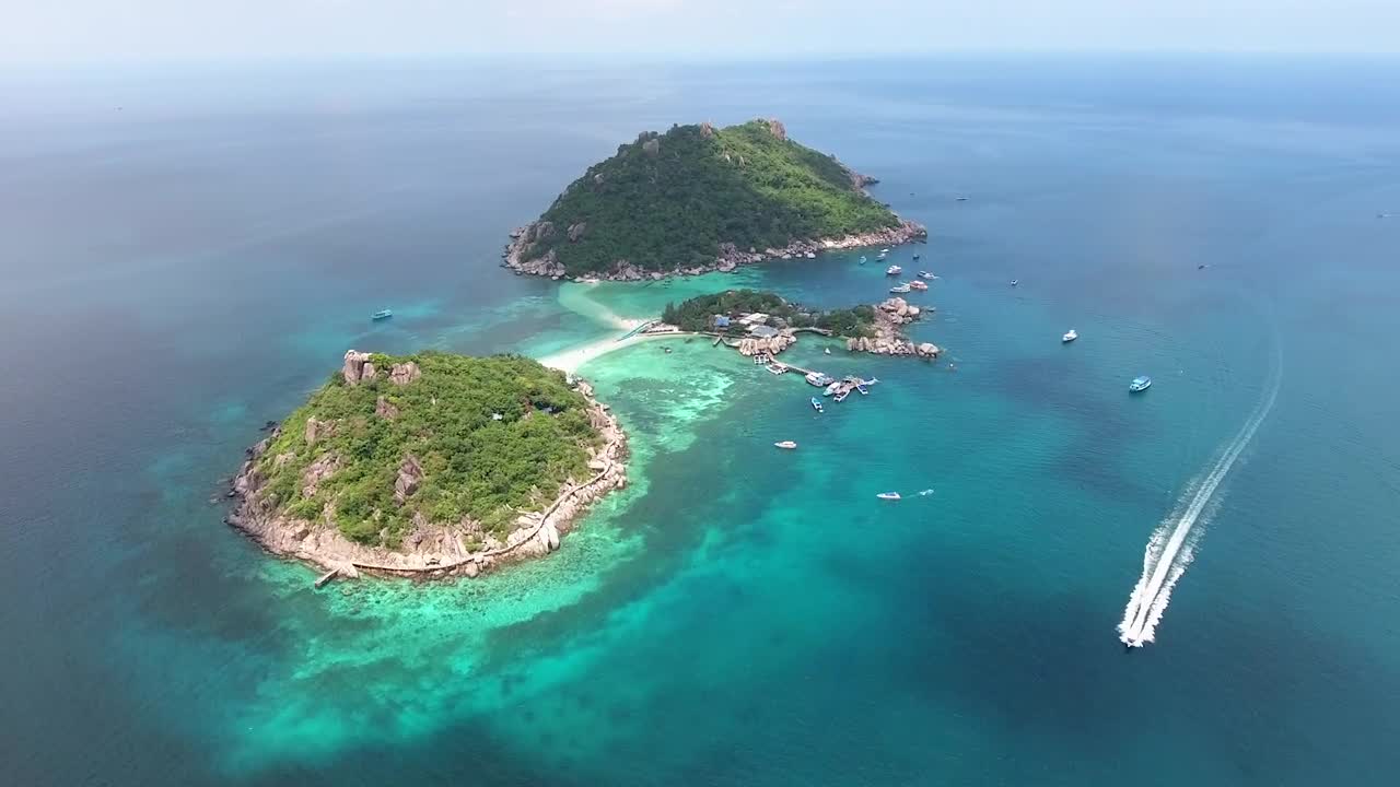 Free Video Stock Small Tropical Islands In The Sea Live Wallpaper