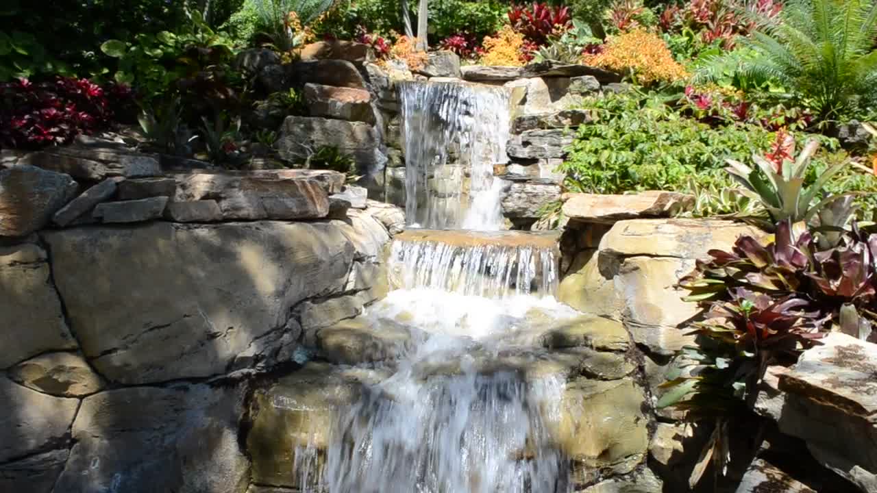 Free Video Stock Small Waterfalls Live Wallpaper