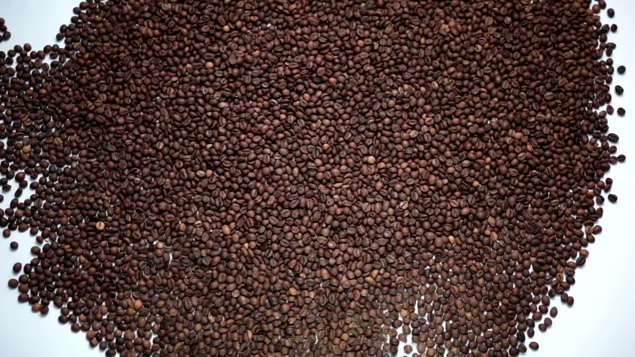 Free Video Stock Smile Appearing In Coffee Beans Live Wallpaper