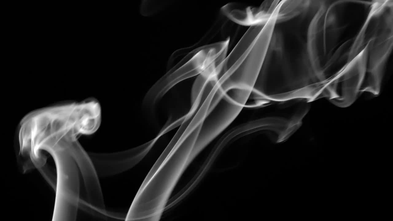 Free Video Stock Smoke Alpha Texture On Dark Background Live Wallpaper