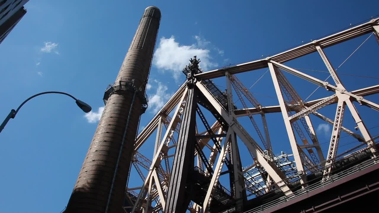 Free Video Stock Smokestack By A Bridge Live Wallpaper