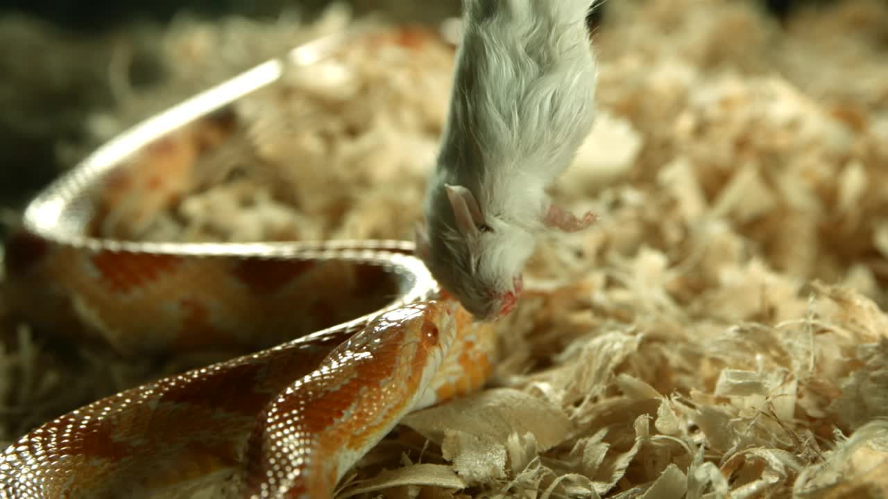 Free Video Stock Snake Attacking A Dead Mouse Live Wallpaper