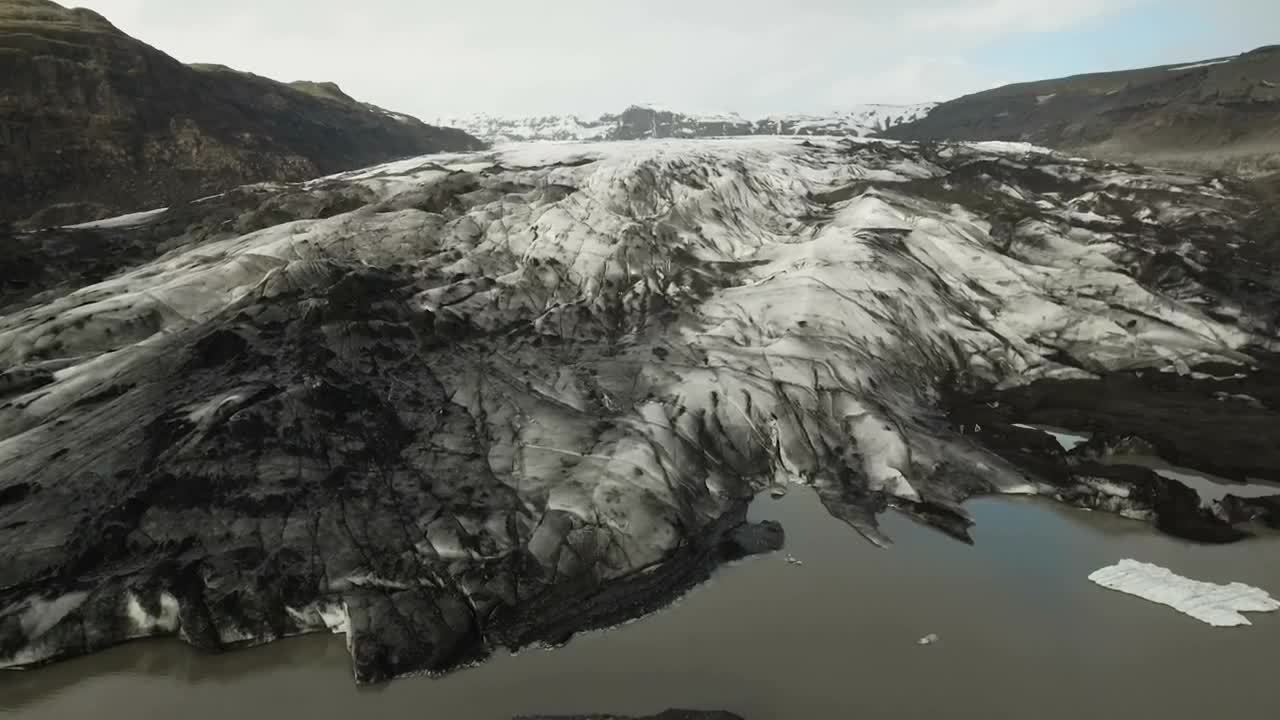 Free Video Stock Snow Covered Glacier Live Wallpaper