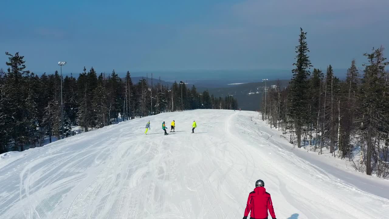 Free Video Stock Snowboarding In The Alps Live Wallpaper