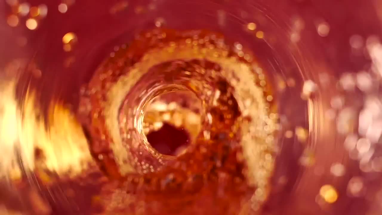 Free Video Stock Soda Coming Out Of A Bottle Seen From The Inside Live Wallpaper