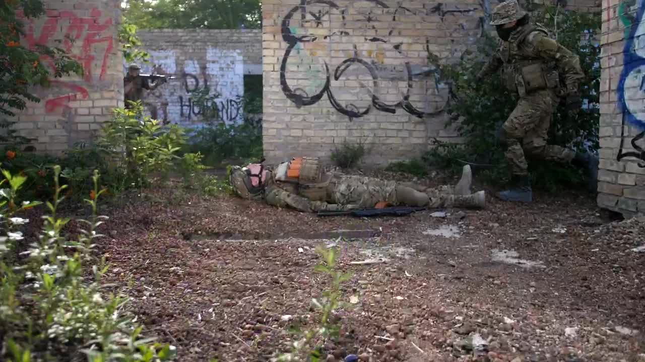 Free Video Stock Soldier Checking Pulse Live Wallpaper