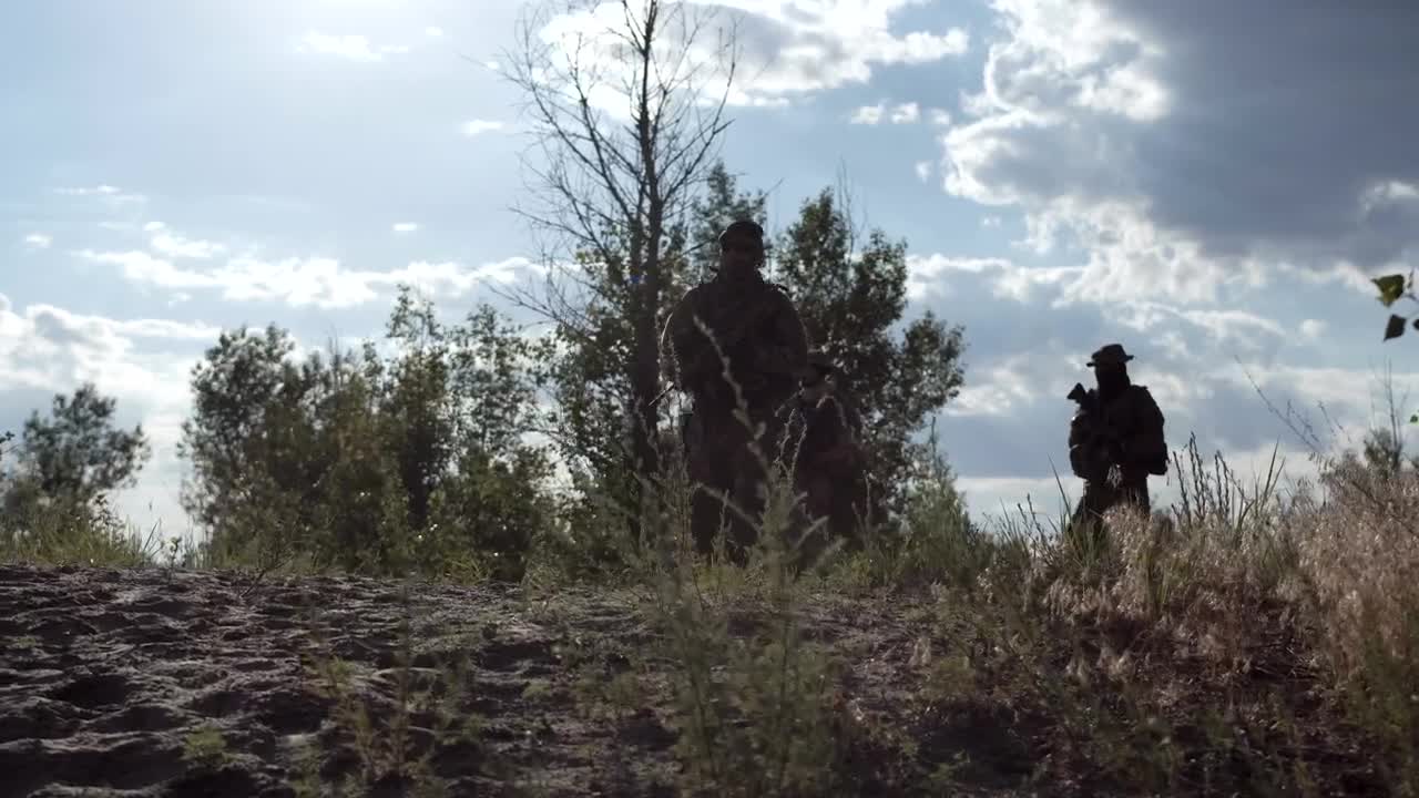 Free Video Stock Soldiers Walking And Posing Outdoors Live Wallpaper