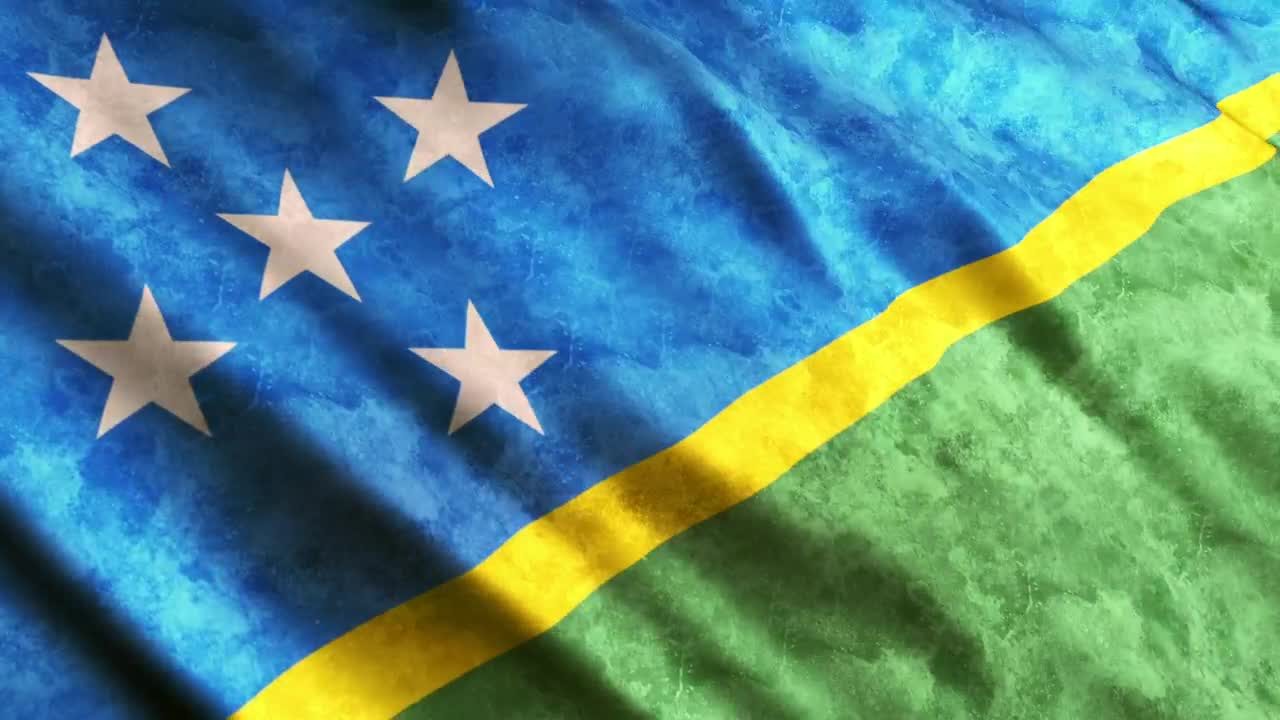 Free Video Stock Solomon Islands Waving Flag Live Wallpaper
