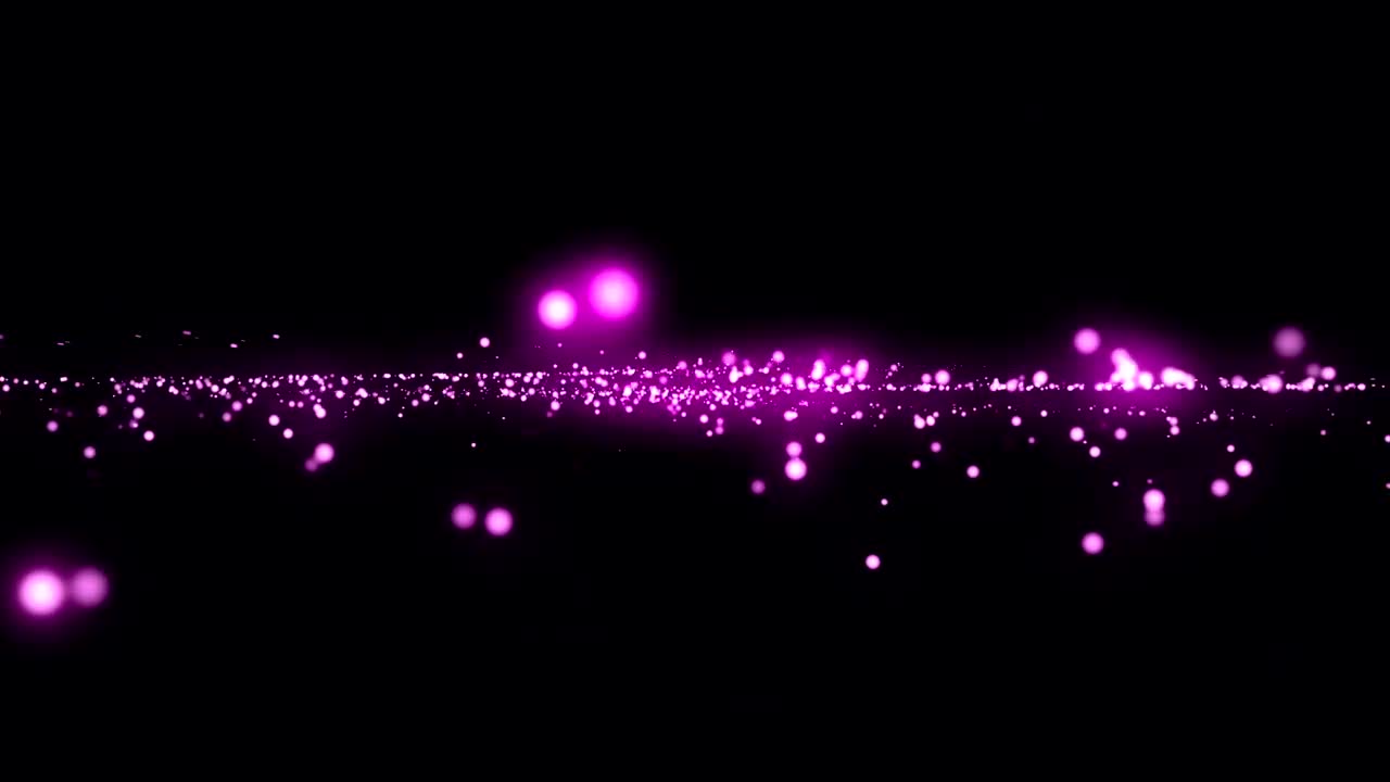 Free Video Stock Sparkles Of Neon Lights Flying In The Dark Live Wallpaper