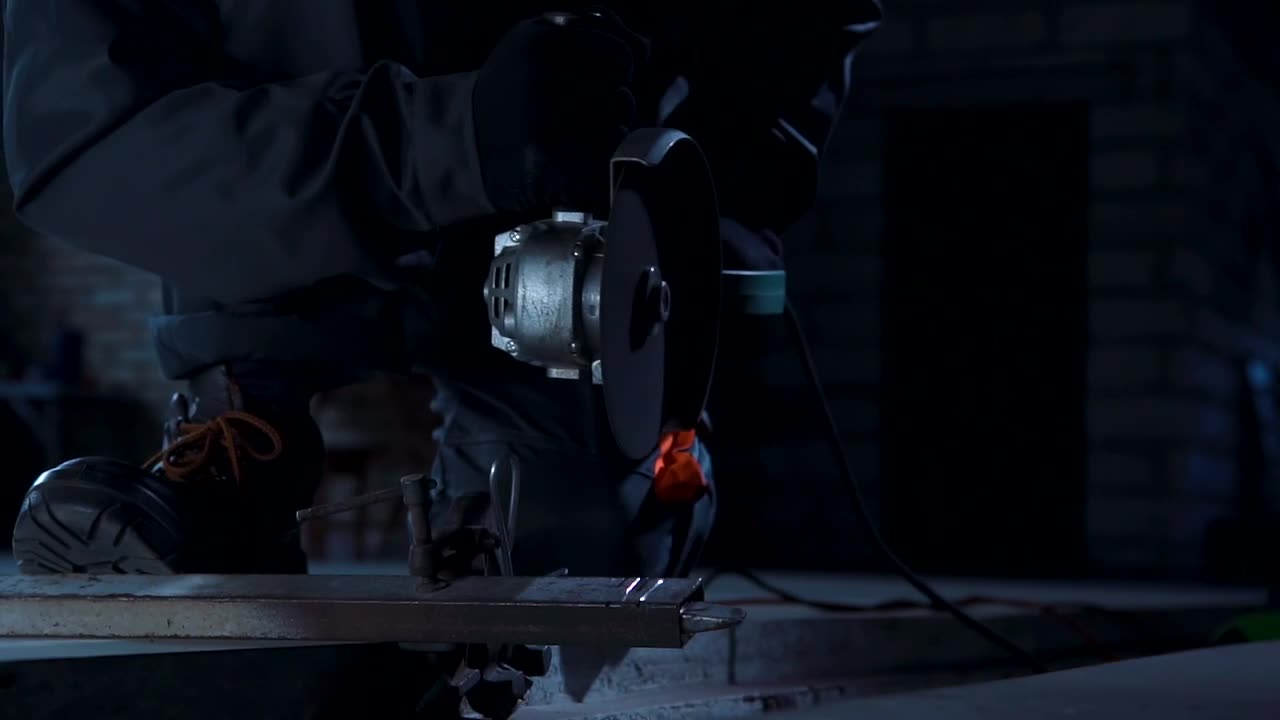 Free Video Stock Sparks Flying While Cutting Metal Live Wallpaper