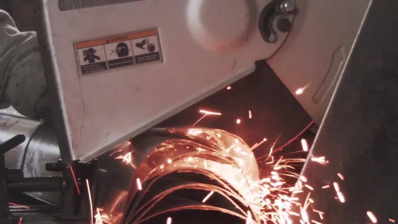 Free Video Stock Sparks From A Metal Saw Live Wallpaper