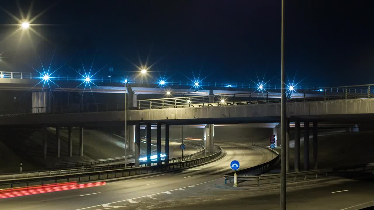 Free Video Stock Speed Traffic At Night Live Wallpaper