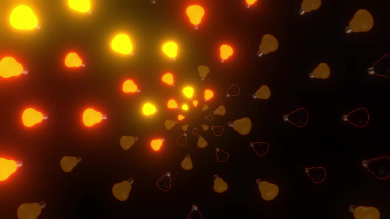 Free Video Stock Spotlights On A Black Background Blinking Live Wallpaper