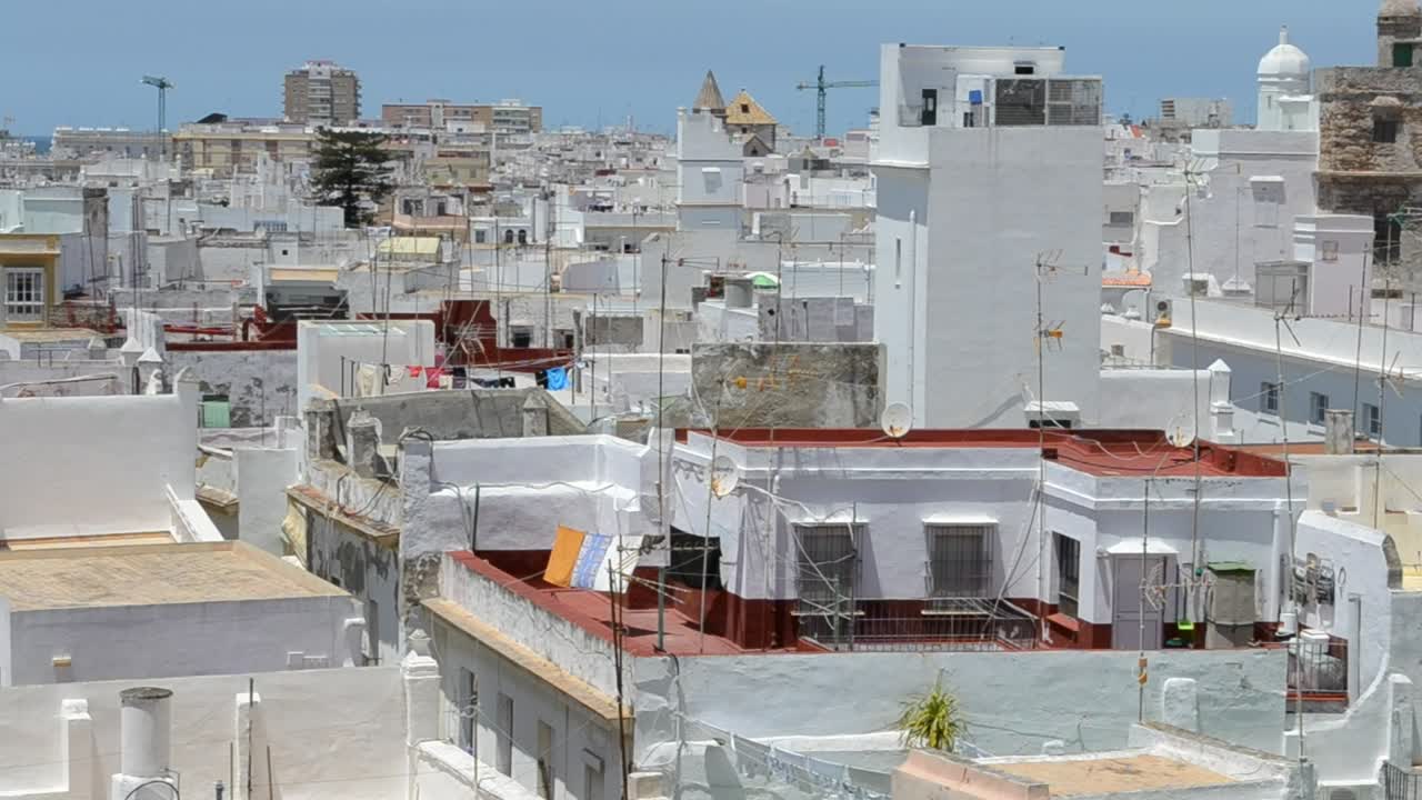 Free Video Stock Square Rooftops Across A City Live Wallpaper