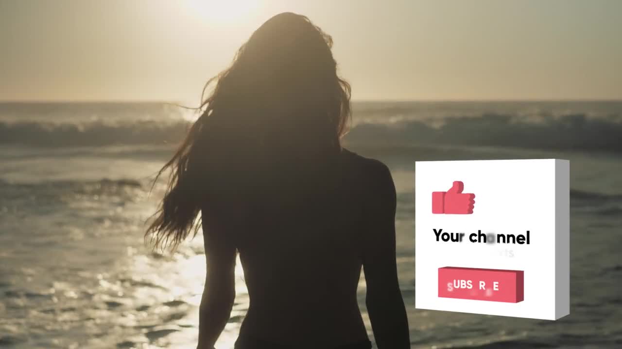 Free Video Stock Square Subscribe End Screen Live Wallpaper