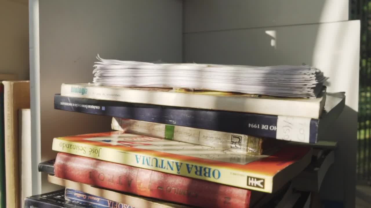 Free Video Stock Stacked Library Books Live Wallpaper