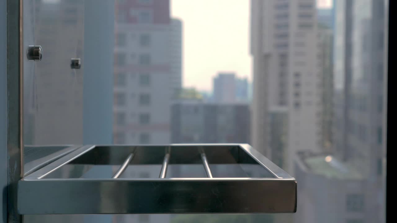 Free Video Stock Staff Adding Fresh Towels To A Room Live Wallpaper