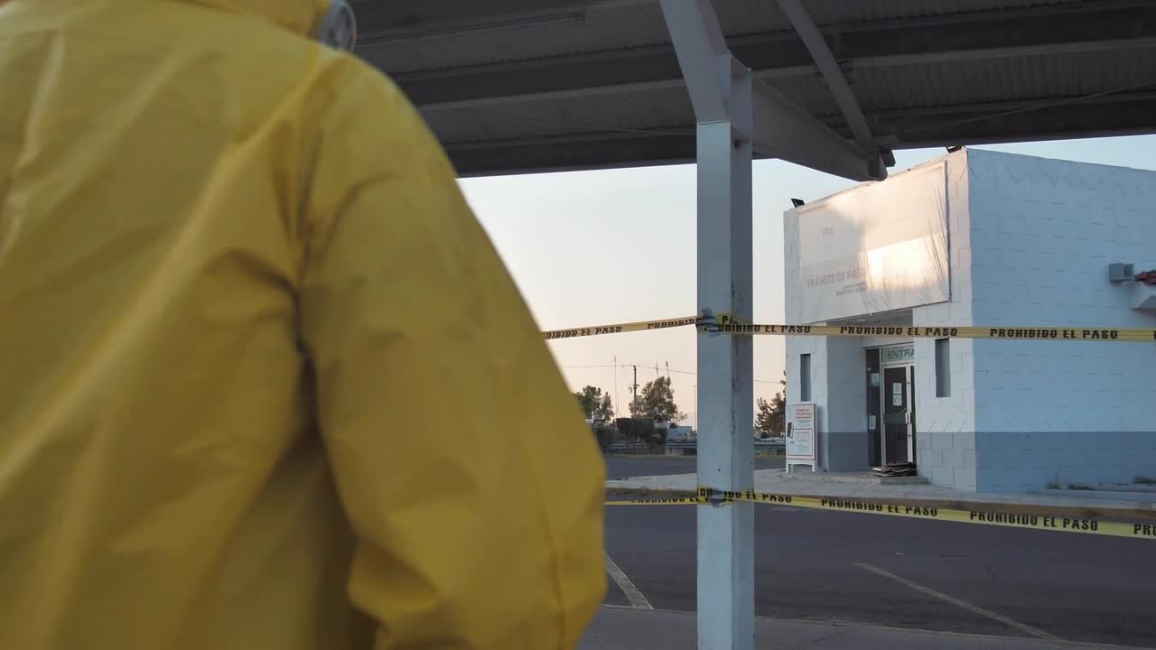 Free Video Stock Staff Sanitizing Public Areas Live Wallpaper