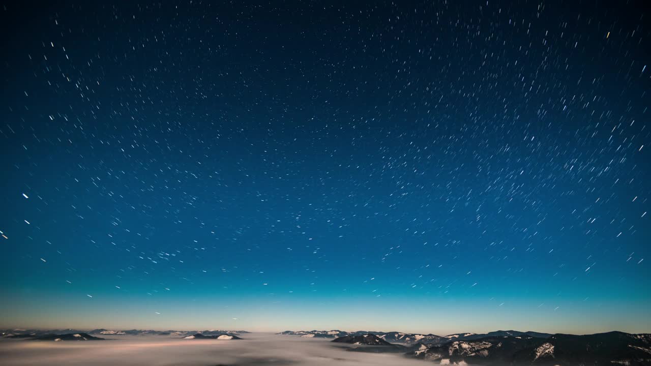 Free Video Stock Starry Blue Sky Time Lapse Live Wallpaper