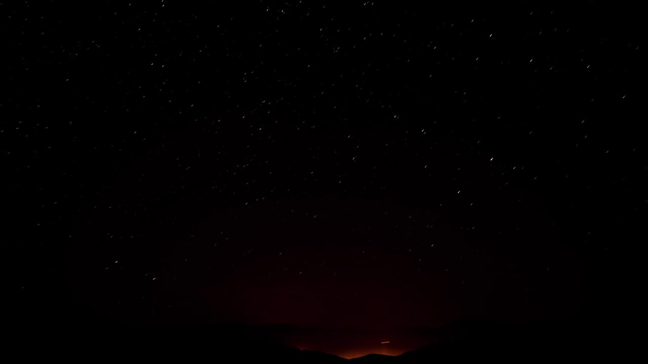 Free Video Stock Starry Sky Moving At Night With A Bright Moon Live Wallpaper