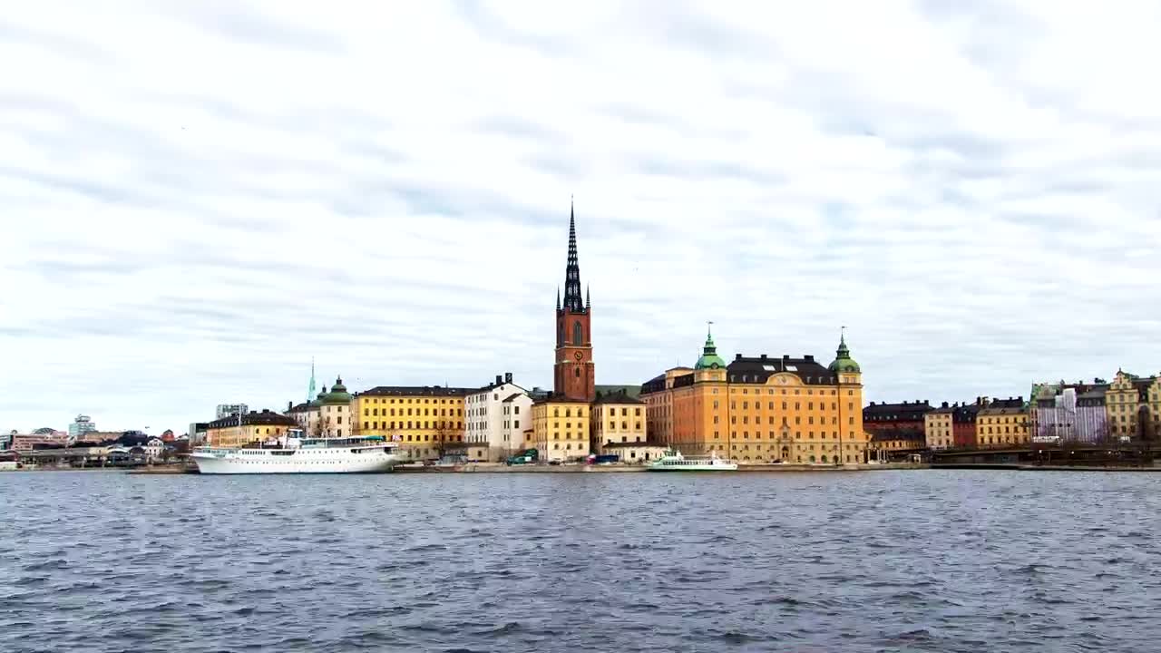 Free Video Stock Stockholm Old City Time Lapse Live Wallpaper
