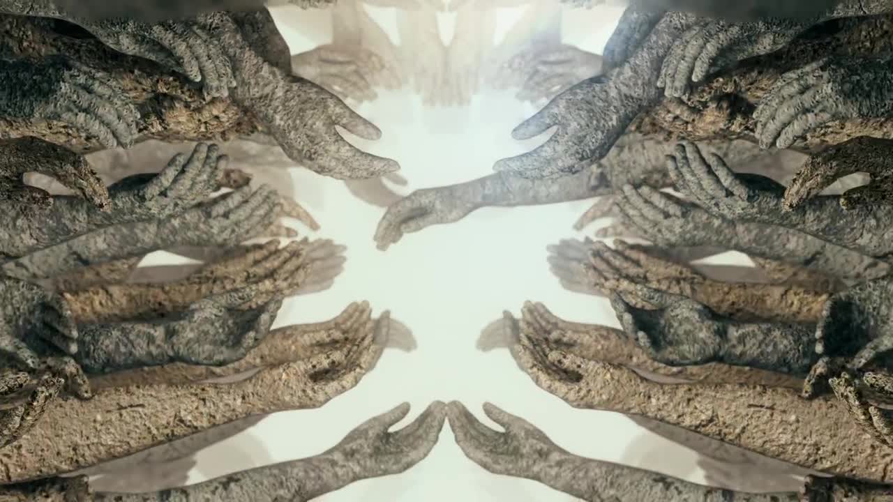 Free Video Stock Stone Hands Tunnel D Render Live Wallpaper