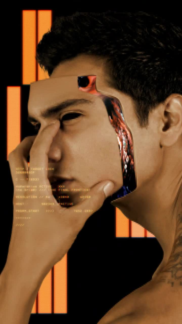 Free Video Stock Strange And Colorful Video Of A Man Removing His Face Live Wallpaper