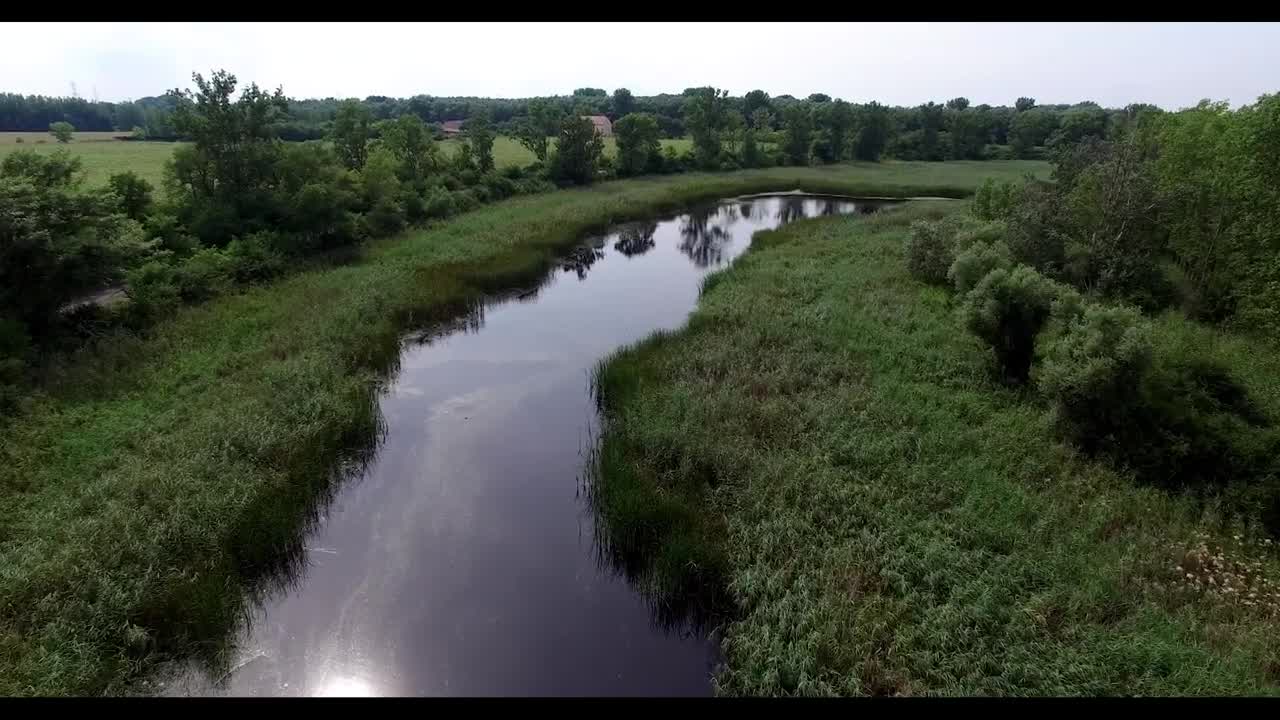 Free Video Stock Stream Crossing Nature Seen From The Air Live Wallpaper