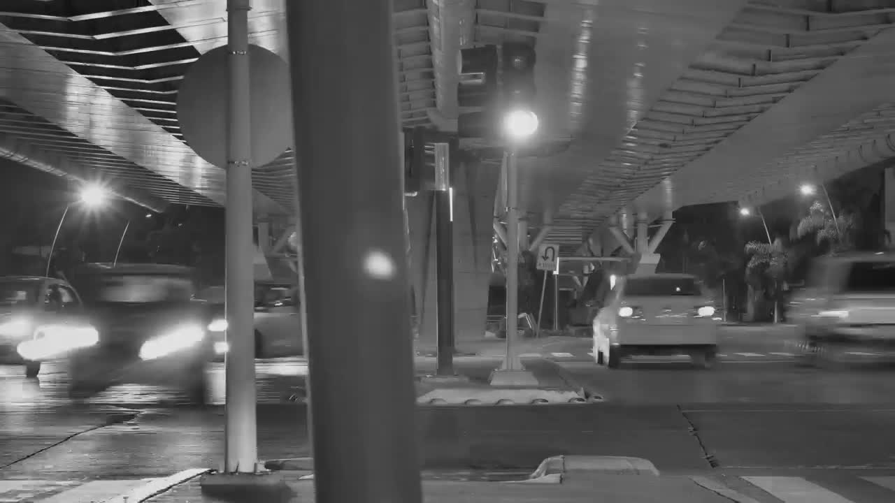 Free Video Stock Street Below A Peripheral In The City In Black And Live Wallpaper