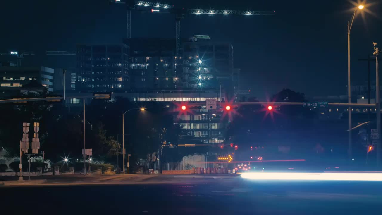 Free Video Stock Street Of A City With Cars At Night Live Wallpaper
