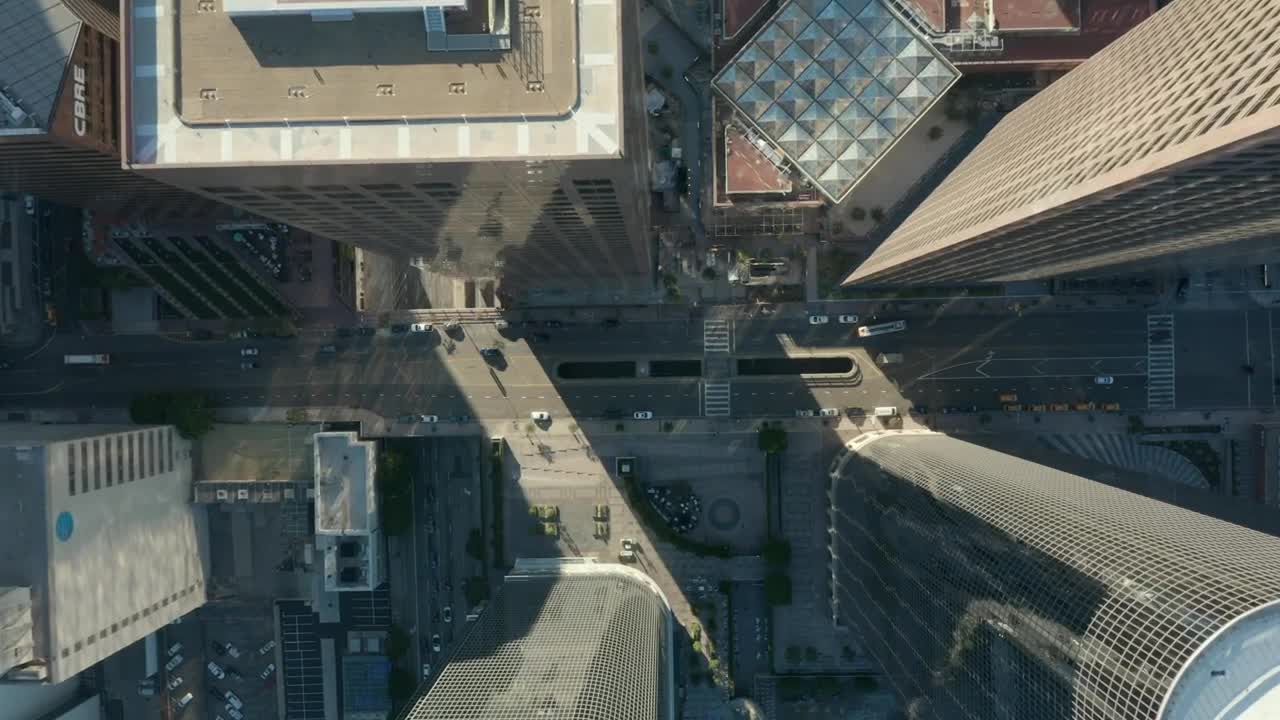 Free Video Stock Street Of A Metropolis From The Top Of Buildings Live Wallpaper