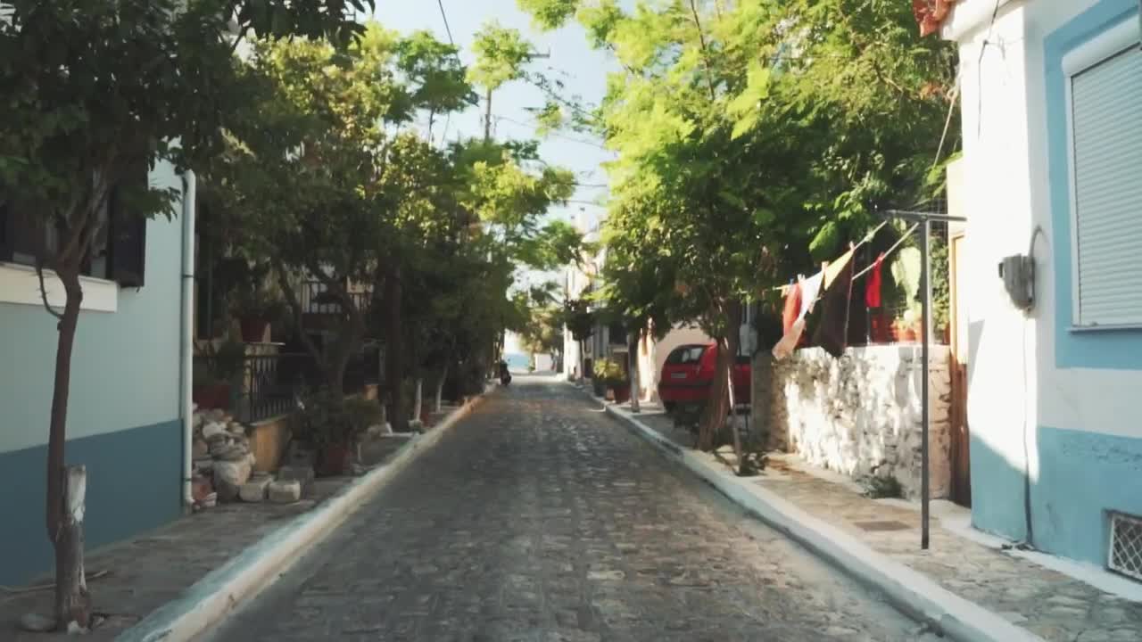 Free Video Stock Street Of A Town Near The Beach Live Wallpaper