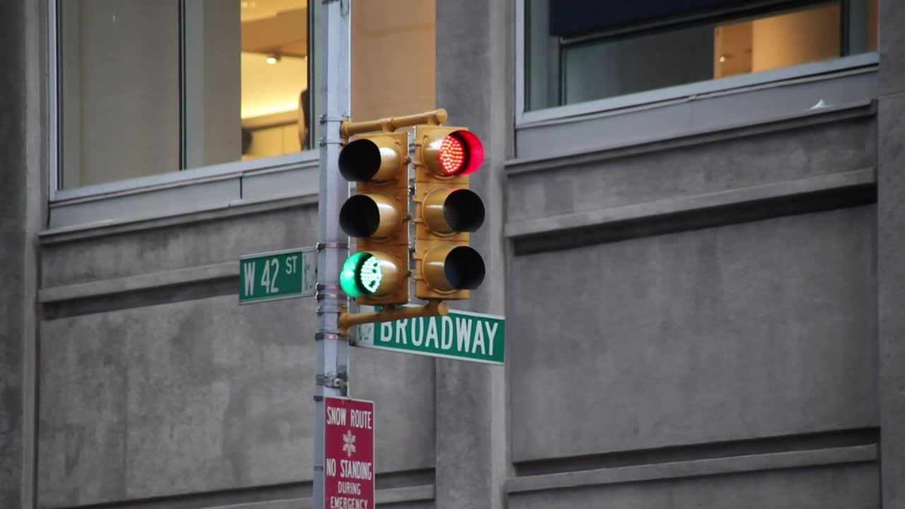 Free Video Stock Street Signs For Broadway Live Wallpaper