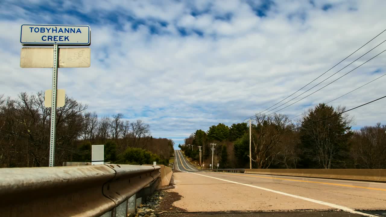 Free Video Stock Street Signs On A Country Road Live Wallpaper