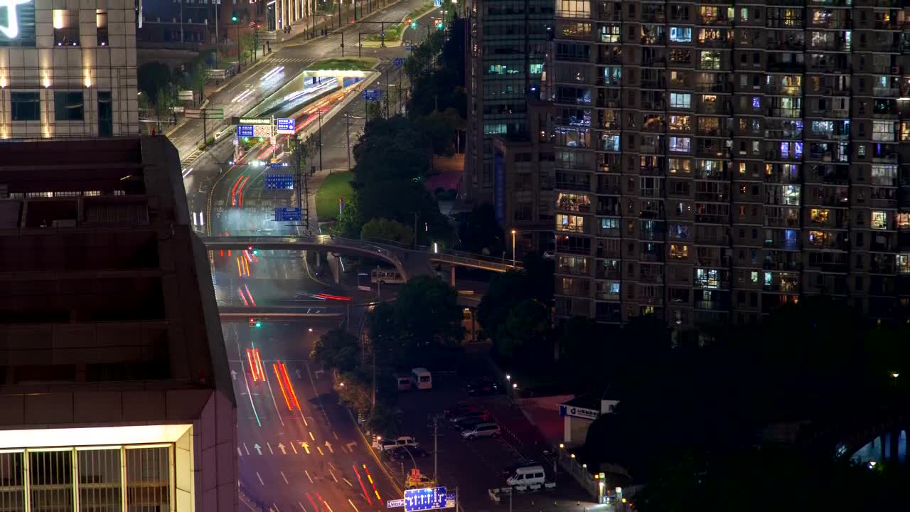 Free Video Stock Street Traffic In Fast Motion In A Shangai The Road Live Wallpaper