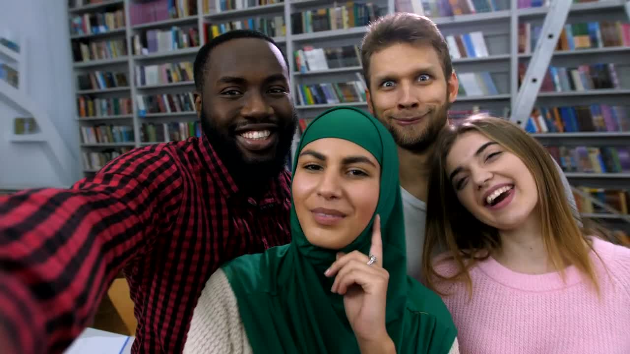 Free Video Stock Students Playing With Their Camera Live Wallpaper