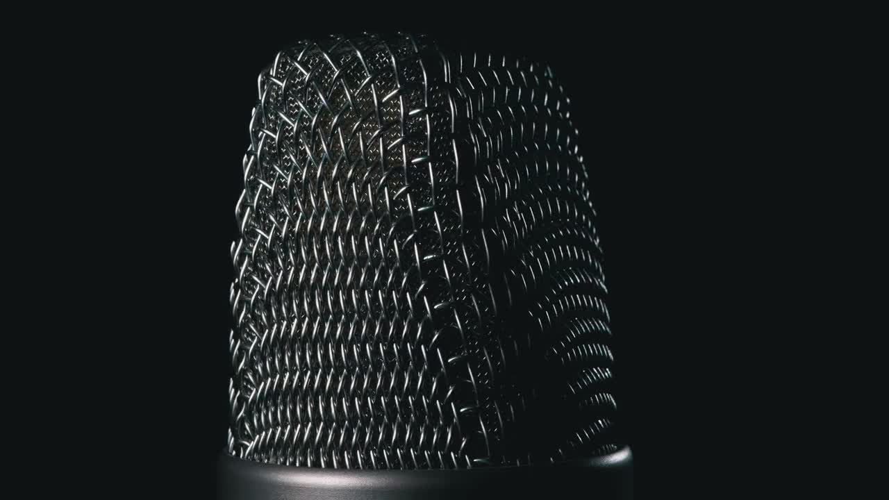 Free Video Stock Studio Microphone Rotating Live Wallpaper
