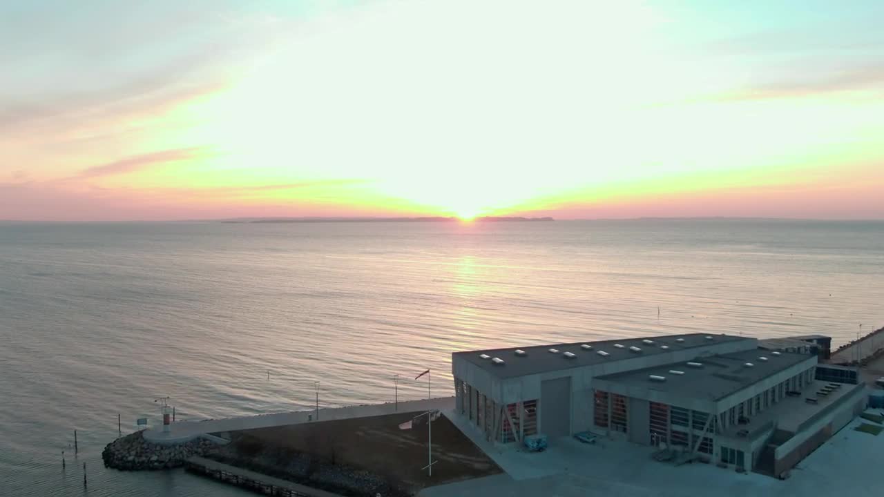 Free Video Stock Stunning Sunset Over The Coast Live Wallpaper