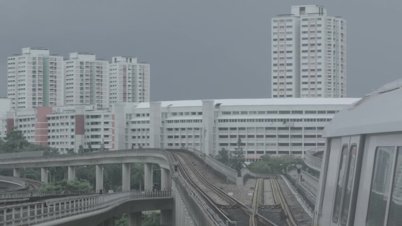 Free Video Stock Subway Train Above Ground Live Wallpaper