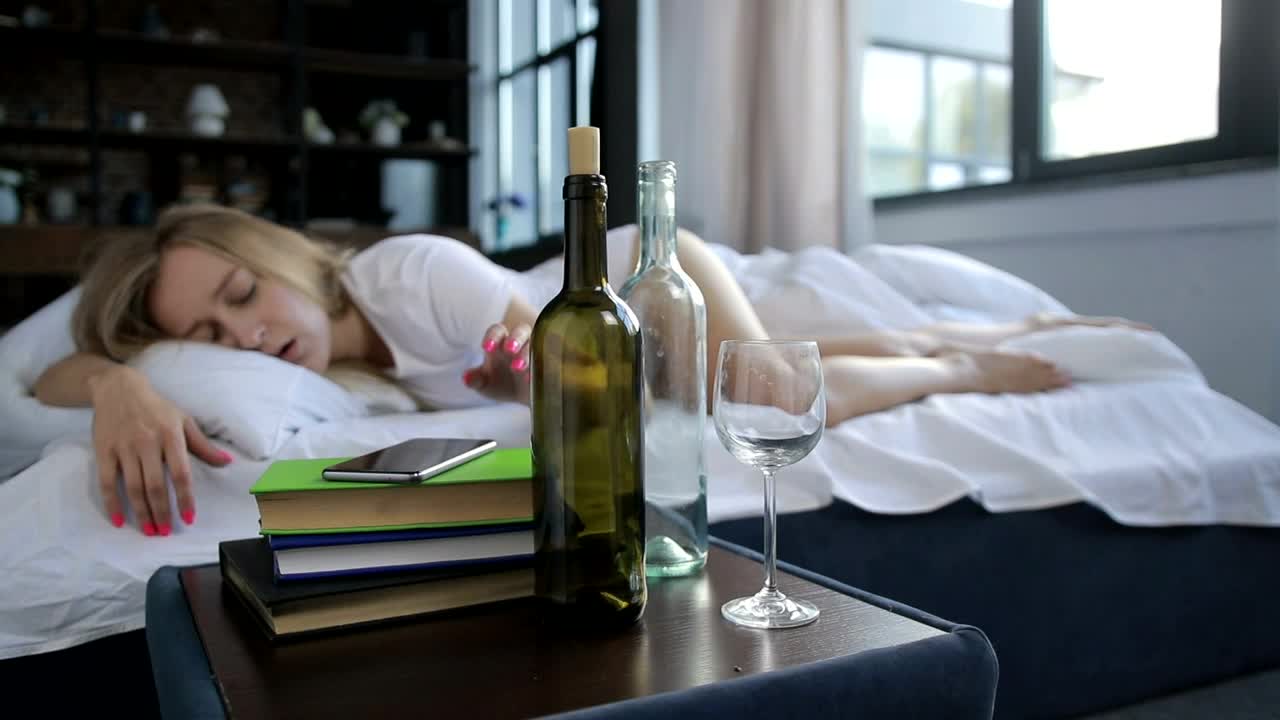 Free Video Stock Suffering From A Hangover Live Wallpaper