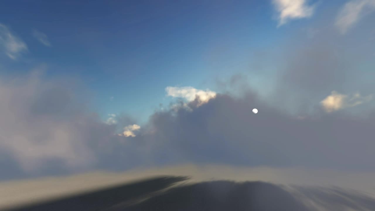 Free Video Stock Sun Flare Through The Clouds D Render Live Wallpaper