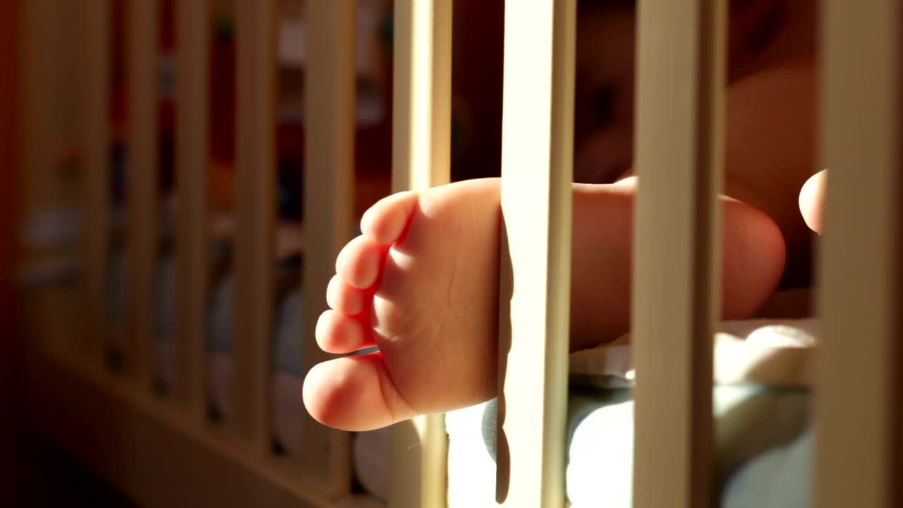 Free Video Stock Sun Light Over A Sleeping Baby Live Wallpaper