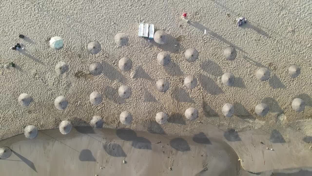 Free Video Stock Sunny Tourism Beach Zoom Out Aerial Shot Live Wallpaper