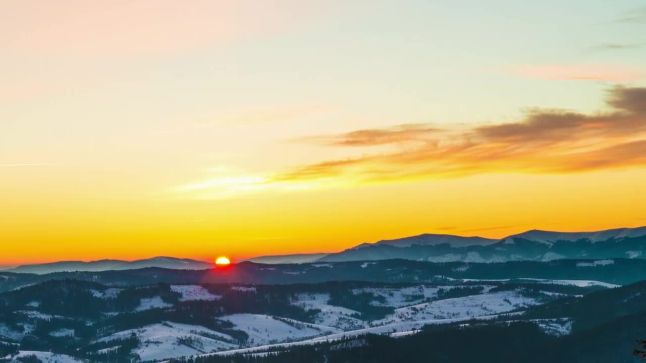 Free Video Stock Sunrise In A Landscape Time Lapse Live Wallpaper