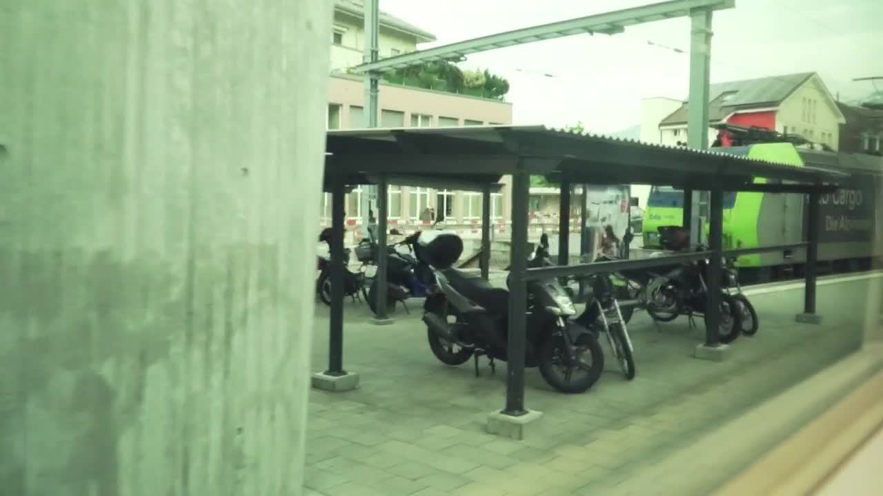 Free Video Stock travel by train through the city Live Wallpaper