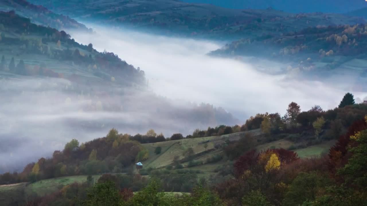 Free Video Stock sunrise in the mountains during fall Live Wallpaper