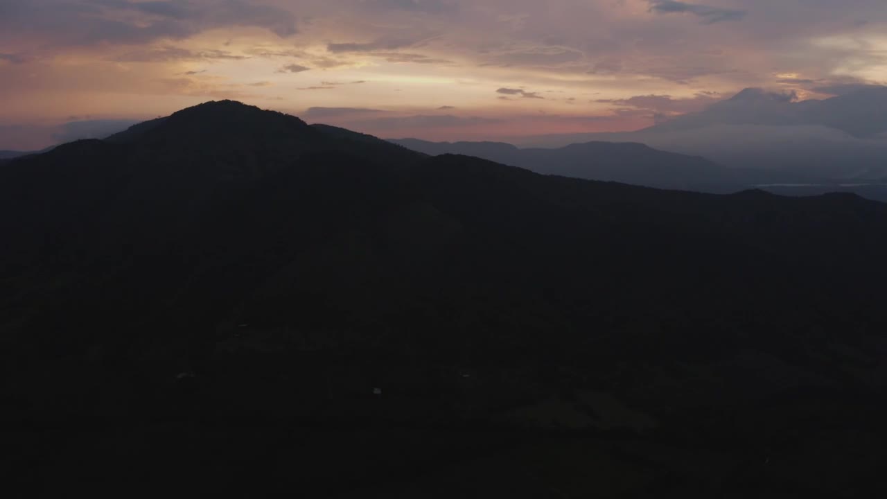 Free Video Stock sunset behind mountains Live Wallpaper