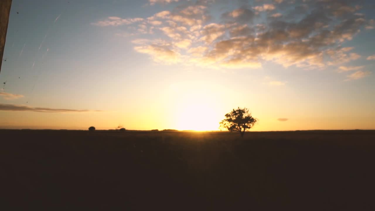 Free Video Stock sunset in the ranch Live Wallpaper